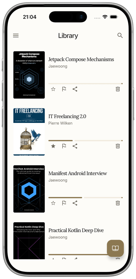 Page Keeper App auf dem iPhone